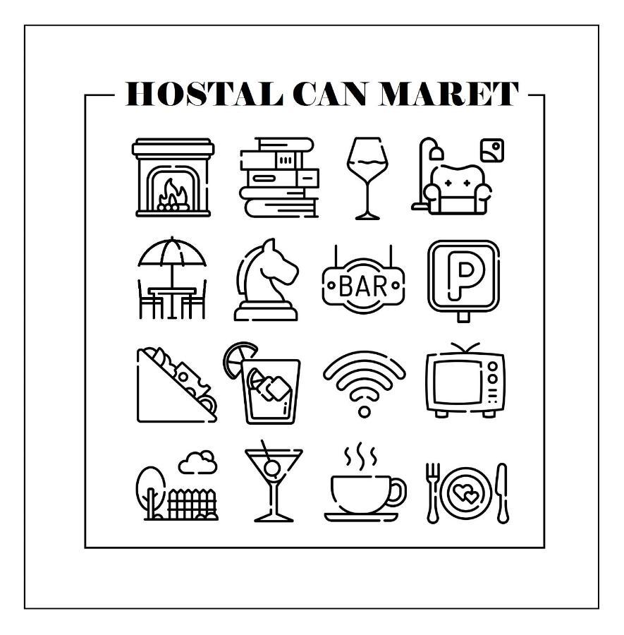 Hostal Can Maret Vilademuls エクステリア 写真